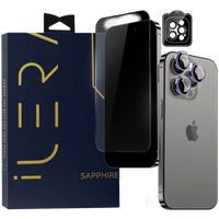 ilera sapphire ultra + glass szkło ochronne do iphone iphone 15 pro