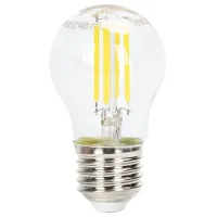Ściemnialna żarówka LED G45 E27 4W 400lm zimna do biura energoszczędna
