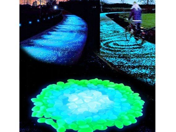 Kamienie świecące fluorescencyjne kamyki 100szt zdjęcie 3