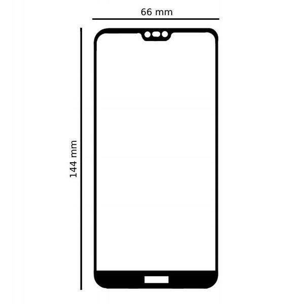 Spacecase Glass 5D Huawei P20 Lite zdjęcie 3