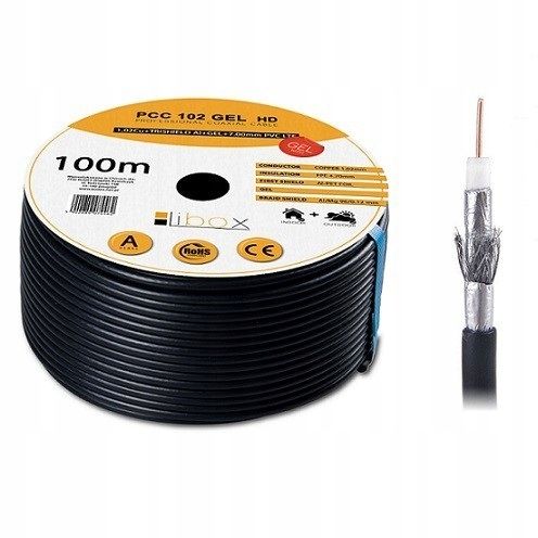najlepszy KABEL KONCENTRYCZNY ŻEL CU ANTENOWY 100M zdjęcie 1