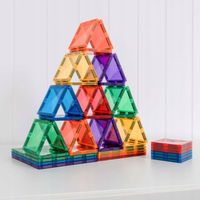 klocki magnetyczne Rainbow Square Pack 42 Connetix kwadraty