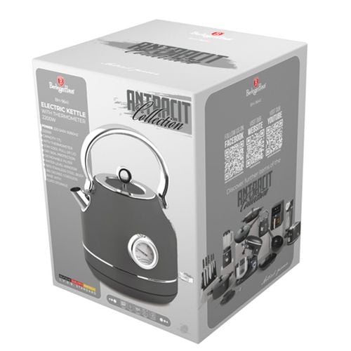 czajnik elektryczny 1,7l z termometrem berlinger haus bh-9641 antracit na Arena.pl