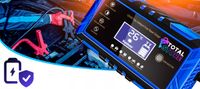 Prostownik akumulatorowy totalstore 12V/24V 8A z funkcją naprawy
