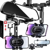 Uchwyt Samochodowy na Telefon na Lusterko OBROTOWY Uchwyt na TEL Samochodow