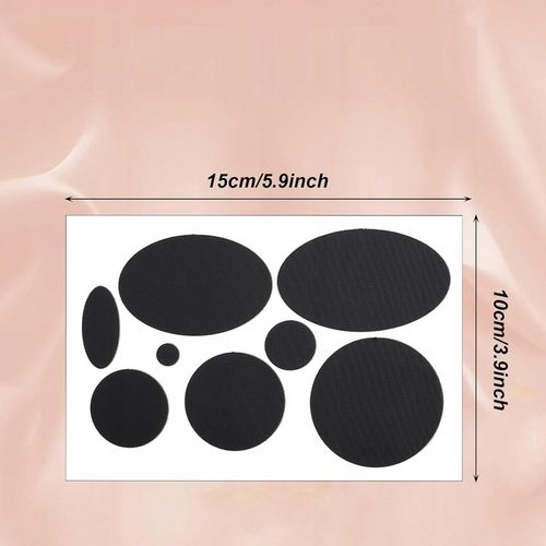 ZESTAW NAPRAWCZY ŁATKI DO KURTEK PUCHOWYCH ZIMOWYCH 40X CZARNE na Arena.pl