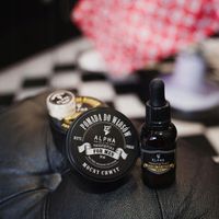 ALPHA BARBERIA Pomada Męska Mocny Chwyt 50ml Matowa Stylizacja