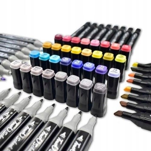 TABLET GRAFICZNY + 80szt. MARKERÓW DWUSTRONNYCH - DESKA KREŚLARSKA na Arena.pl