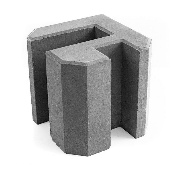 Pustak betonowy - Narożny 20 cm zdjęcie 1