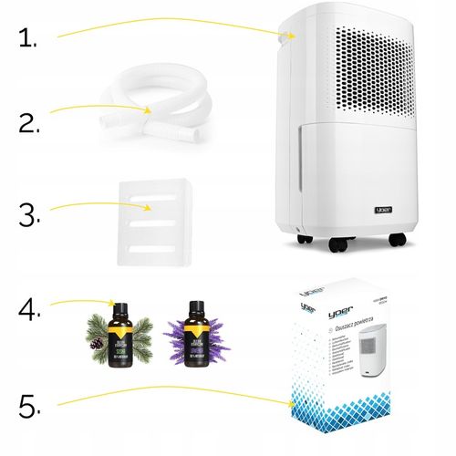 Osuszacz powietrza Pochłaniacz wilgoci Yoer 12L/24h +WiFi +TIMER +higrostat na Arena.pl