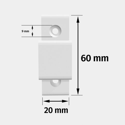 Wieszak na deskę do prasowania, uchwyt na deskę BIAŁY na Arena.pl