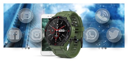 smartwatch giewont zielony gw430-3 na Arena.pl