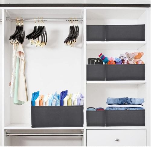 ORGANIZER NA BIELIZNĘ SKARPETKI DO SZUFLADY SZAFY ZESTAW POJEMNIK 6 na Arena.pl