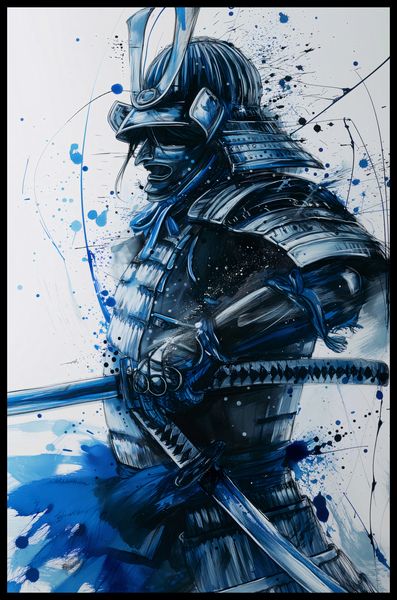 Plakat 53x81cm Samuraj w Błękicie zdjęcie 2