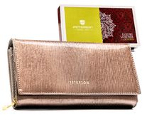 portfel damski skórzany ptn 42106-pr-0411 gray