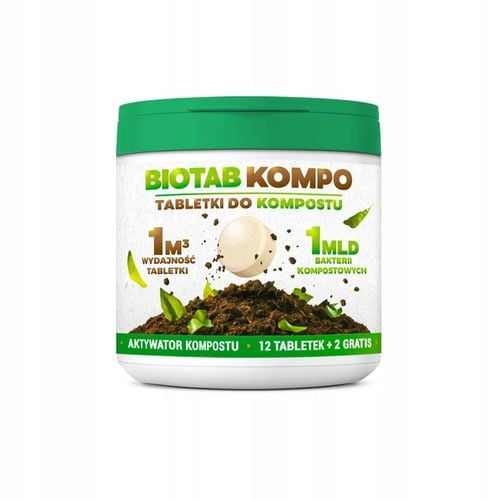 BioTab KOMPO tabletki do kompostowania aktywator kompostu na 14 m3 na Arena.pl