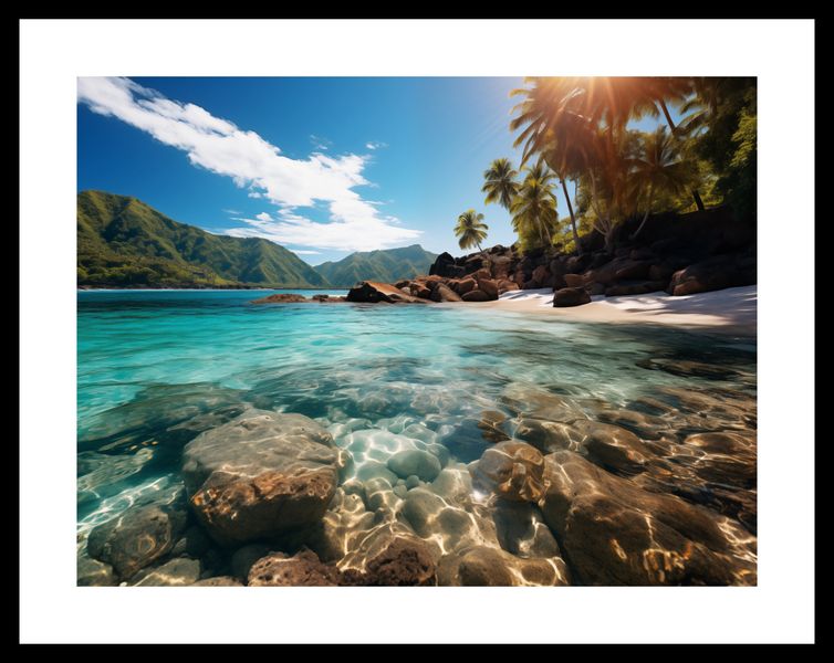 Plakat 40x30cm Odosobniony Raj zdjęcie 3