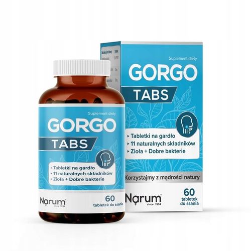 Gorgo Tabs 600 mg, 60 tabletek do ssania na Arena.pl