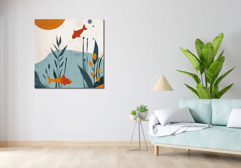 Obraz 90x90cm Podwodny Świat zdjęcie 2