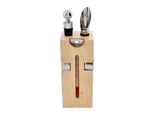 Zestaw do Wina w Formie Pudełka Drewnianego Wypełnionego Akcesoriami na Arena.pl