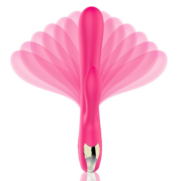 Wibrator-Silicone Vibrator USB 7 Function + Booster / Heating zdjęcie 12
