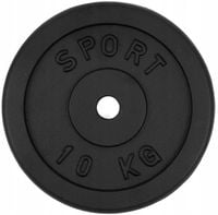 Talerz żeliwny 10kg obciążenie żeliwne krążek 30mm