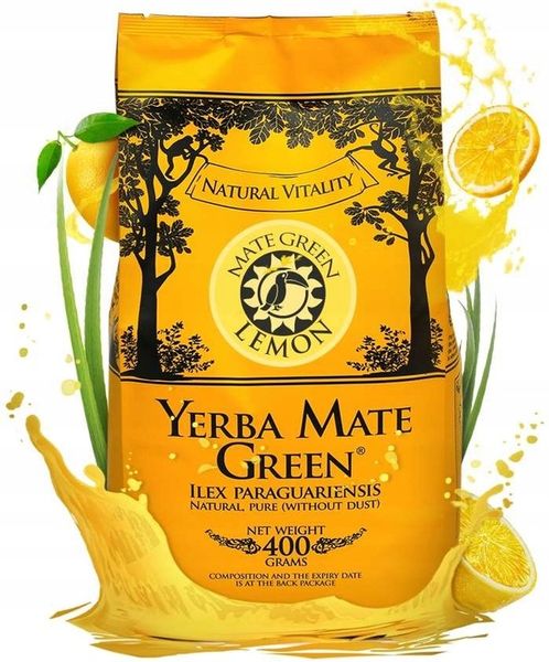 Zestaw Yerba Mate Green Owocowe Lemon Guarana Absinth najlepsze orginal x 3 zdjęcie 6