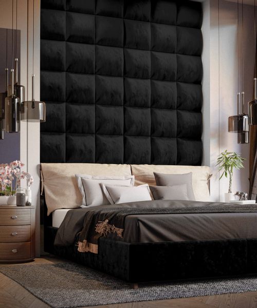 PANELE TAPICEROWANE ŚCIENNE WEZGŁOWIE 3D 40cm x 40cm zdjęcie 4