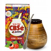 Zestaw Yerba Mate CBSe Energia Guarana + Matero + Bombilla