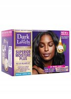Dark and Lovely Superior Moisture Plus no lye relaxer kit zestaw prostujący