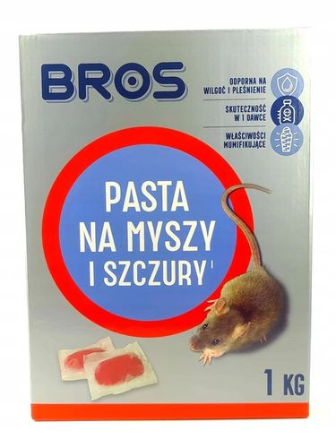 Trutka Bros Pasta Na Myszy I Szczury 1kg Skuteczna Przynęta Gryzonie na Arena.pl