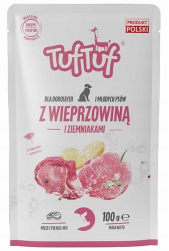 TUF TUF KARMA MOKRA SASZETKA 40X100G 65% MIĘSA na Arena.pl