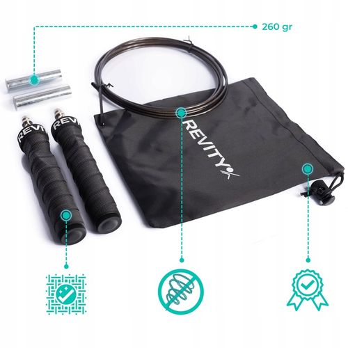 SKAKANKA BOKSERSKA ERGONOMICZNA REGULOWANA Z ŁOŻYSKAMI I OBCIĄŻENIEM 300 CM na Arena.pl