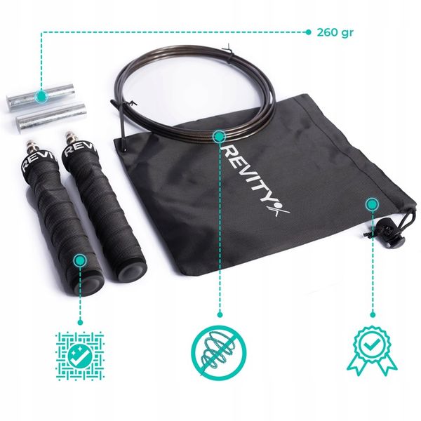 SKAKANKA BOKSERSKA ERGONOMICZNA REGULOWANA Z ŁOŻYSKAMI I OBCIĄŻENIEM 300 CM zdjęcie 9