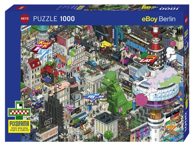 Puzzle Heye 1000 elementów. Pixorama. Berlin Quest zdjęcie 1