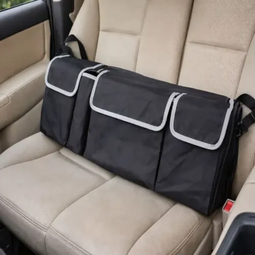 Organizer samochodowy do bagażnika składany czarna torba na akcesoria na Arena.pl