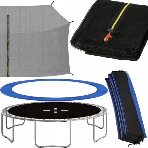 OSŁONA SPRĘŻYN + SIATKA WEWNĘTRZNA 304 - 312cm 10FT AKCESORIA DO TRAMPOLINY na Arena.pl