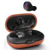 słuchawki bluetooth tws bmw m metal logo enc pomarańczowy