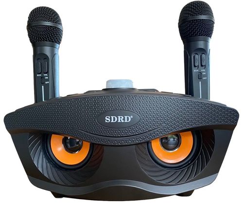 KARAOKE BEZPRZEWODOWY ZESTAW GŁOŚNIK 2 MIKROFONY BLUETOOTH NA IMPREZY SUPER na Arena.pl