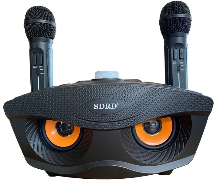 KARAOKE BEZPRZEWODOWY ZESTAW GŁOŚNIK 2 MIKROFONY BLUETOOTH NA IMPREZY SUPER zdjęcie 4