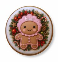 CIASTKO LUKROWANE MAMIK FAMILY EWA ROZ.M KOŁO RĘCZNIE ROBIONE