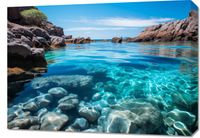 Obraz 70x50cm Krystaliczna Woda