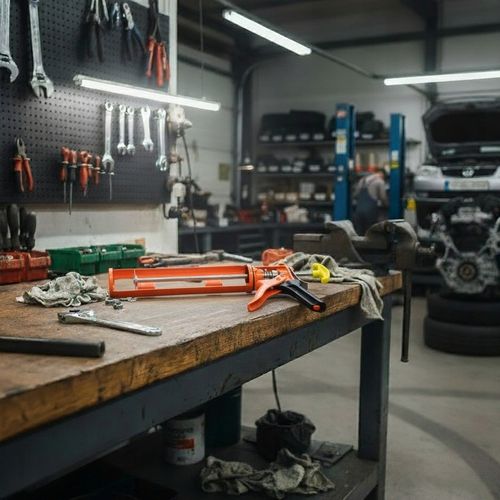 PISTOLET WYCISKACZ do silikonów kartuszy klejów uszczelniaczy SOLIDNY na Arena.pl