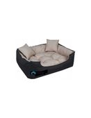 Duże Legowisko Kojec Łóżko Dla Psa Kota 130x105 cm Beżowe