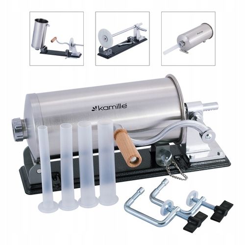 NADZIEWARKA 3 kg kiełbasy MASZYNKA do kiełbas szpryca KAMILLE na Arena.pl