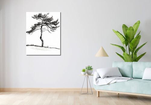 Obraz 70x90cm Samotna Sosna na Arena.pl