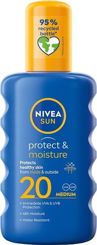 Nivea Sun Protect & Moisture SPF 20 SPRAY Nawilżający 200 ml 7674 na Arena.pl