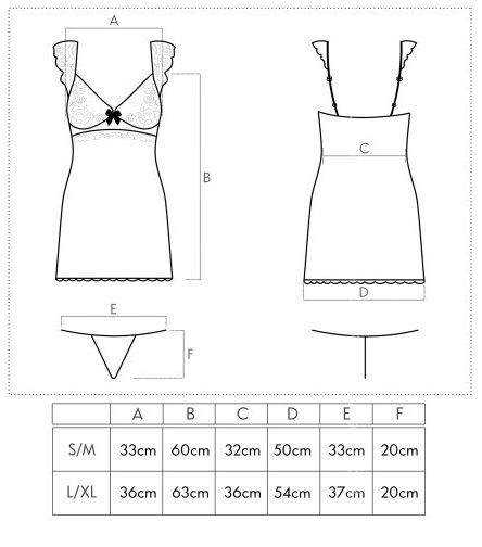 ELEGANCKA KOSZULKA Z KORONKĄ CZARNA STRINGI S/M zdjęcie 4