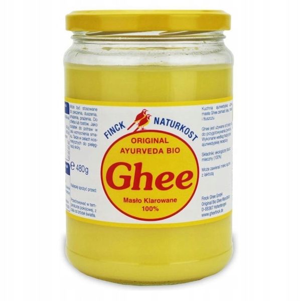 MASŁO KLAROWANE Ghee BIO Finck Naturkost sklarowane KETO tłuszcz 480g zdjęcie 1