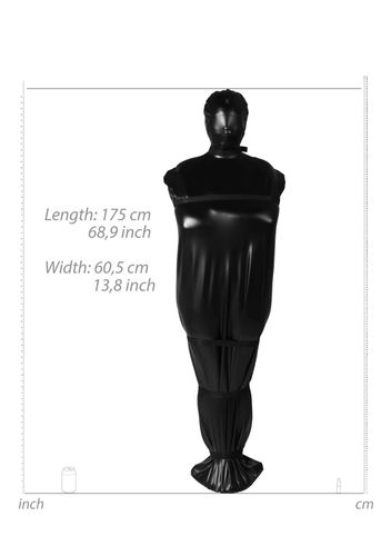 body bag with nylon straps   black na Arena.pl